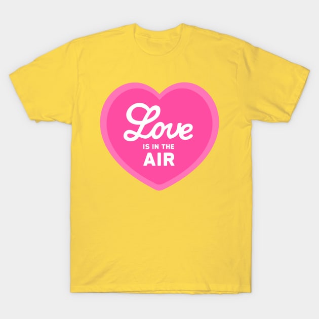 Love is in the Air Heart T-Shirt by XOOXOO